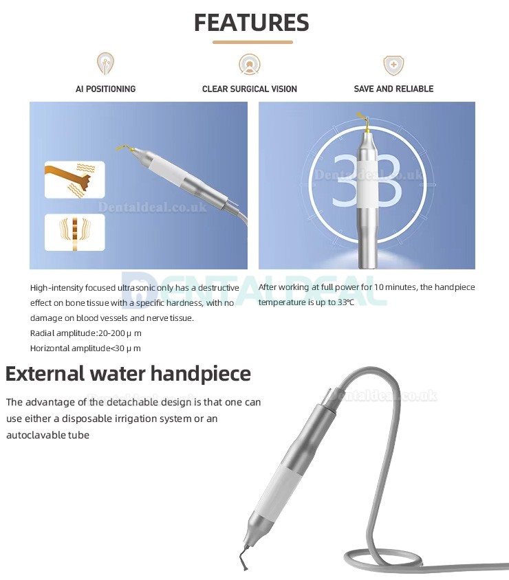 PlusPower Piezo Mini Dental Piezo Surgery Unit Piezosurgery System